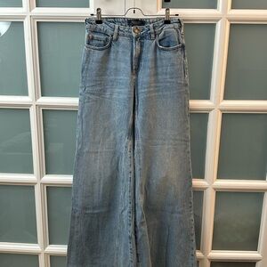 Scotch & Soda Denim Blue Flare Leg Jeans